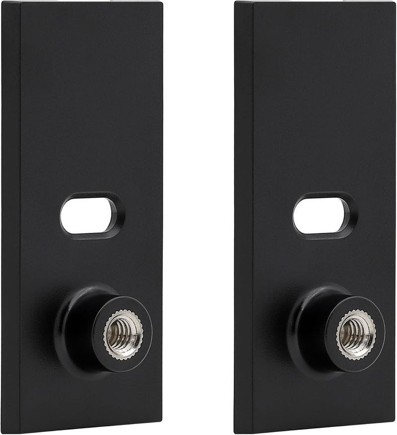 Holicfun 1/4 Inch-20 Threaded Camera Mount Adapter Compatible with Ring Spotlight Cam Plus and Spotlight Cam Pro (1st Gen), 2-Pack, Black - Image 1